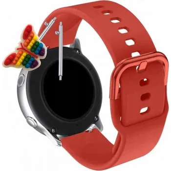 Pouzdro na mobilní telefon Pásek Řemínek pro Bedee P22, Silikon Červený Poutko, nastavitelný