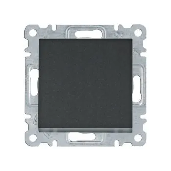 vypínač Hager LUMINA Jednopólový vypínač, černý WL0013