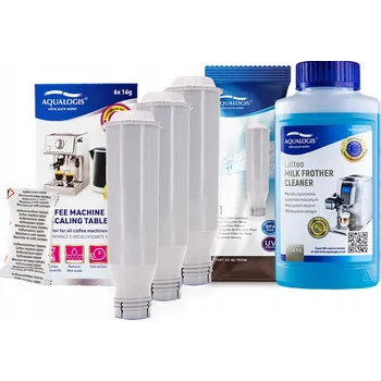 Náhradní díl pro kávovar Sada pro kávovary Krups - filtr AL-TES46 3ks, nádoba na mléko Latteo 250ml, odvápňovač 6 Ks