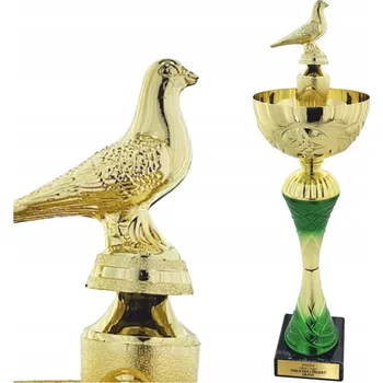 Velký Pohár Zlato-Zelený pro Soutěž Chovatelů Holubů PZHGP 48 cm + Gravírování