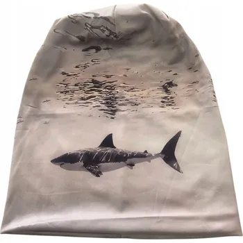 Čepice Čepice s motivem plovoucího žraloka, klasická, jednoduchá a pohodlná