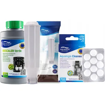 Kávovar Sada pro kávovar Krups - filtr AL-TES46, Verde 250ml, Cleaneo 10 Ks