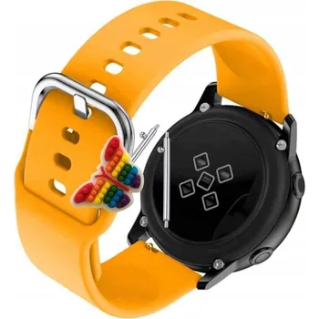 Pouzdro na mobilní telefon Pásek Řemínek pro Haylou GST, Mrkvový silikonový smyčkový, nastavitelný