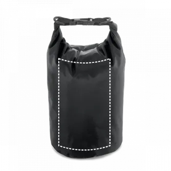 Cestovní taška VOLGA. Nepromokavá plachtová taška Sítotisk (textil) (max. 1 barva, 100 x 170mm) 1 barva 5 Přední