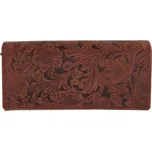 Kožená dámská peněženka Wild s květinovým vzorem R 641