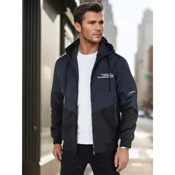 Pánská bunda Pánská bunda s kapucí Dstreet TX5026 Barva: Modrá - světle, Velikost: L