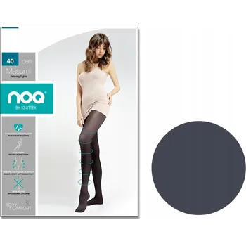 Dámské punčochy Hladké Punčocháče Knittex 40den, šedo-grafitové, velikost 5