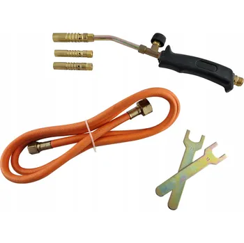 Horkovzdušná pistole PLYNOVÝ HOŘÁK PRO PÁJENÍ, PÁJEČKA, 3 TRYSKY, HADICE