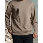 Sinsay - Mikina s kulatým výstřihem - hnědá - 916EU-74X - 916EU-74X-3XL