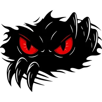 Samolepicí dekorace na vozidlo NÁLEPKA na auto | MONSTER Příšerka ZLÉ OČI Pohled Netvora