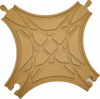 Vláček a vláčkodráha Velká centrální křižovatka pro dřevěnou vláčkodráhu