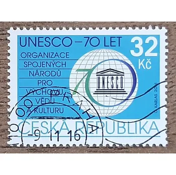 Sběratelství ČR 909 raz., UNESCO - 70 let, r. 2016