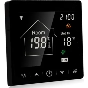 Termostat Digitální pokojový termostat s LCD displejem 16A WIFI pro podlahové topení