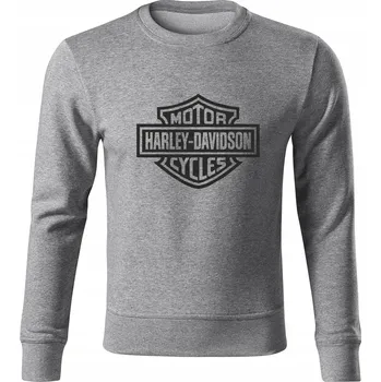 Pánská mikina Mikina bez kapuce D445 FAJN TÁTA S TETOVÁNÍM šedá vel XXL