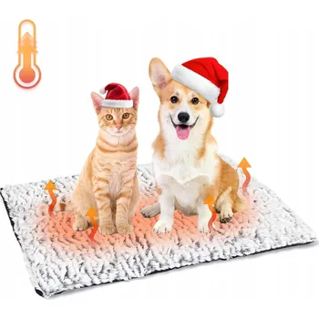 Pelíšek pro psa Útulná, hřejivá samonahřívací vyhřívací podložka pro psa kočku, velikost M, deka