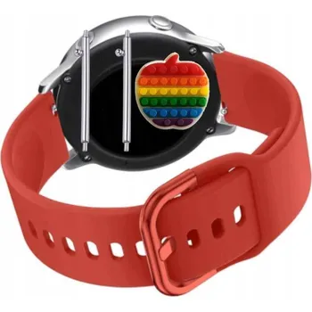 Pouzdro na mobilní telefon Řemínek Řemínek pro Mobvoi TicWatch Pro 3, Silikonový Červený Smyčka, nastavitelný