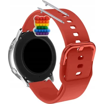 Pouzdro na mobilní telefon Pásek Řemínek pro Wenom Sport GPS, Silikon Červený Poutko, nastavitelný