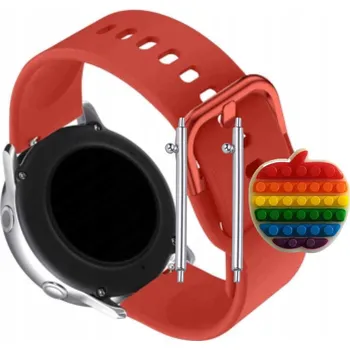 Pouzdro na mobilní telefon Řemínek Řemínek pro Kospet M3 ULTRA, Silikonový Červený Smyčka, nastavitelný