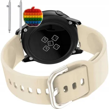 Pouzdro na mobilní telefon Pásek Řemínek pro TCL Movetime MT43A, Silikon, béžová smyčka, nastavitelný