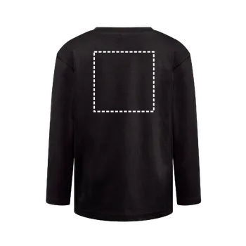 Dívčí tričko THC BUCHAREST KIDS. Tričko s dlouhým rukávem 50 Zadní část, 200 x 200 Transfer, 1 barva