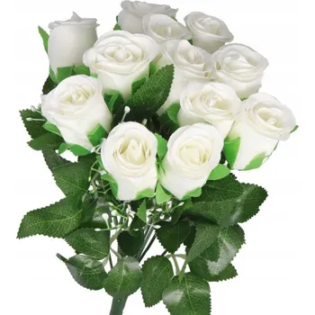 umělá květina UMĚLÉ KVĚTY ROSTLINY RŮŽE KYTICE HUSTÁ XXL