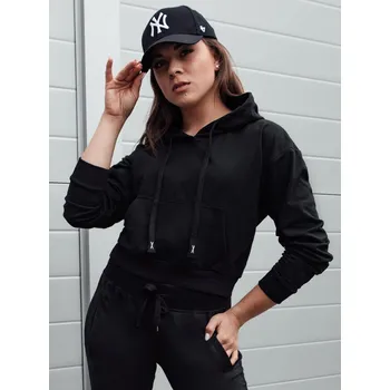 Dámská mikina Dámská mikina s kapucí TRENDHOOD Dstreet BY1305 Barva: Černá, Velikost: XL