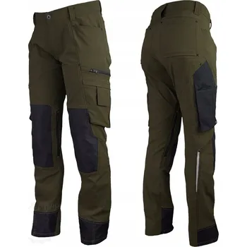 Pánské kalhoty Kapsáče OUTDOOR lehké ELASTICKÉ pracovní olivové 4XL / 58