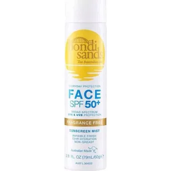 Přípravek na opalování Bondi Sands Bezvonná mlha SPF 50 na obličej Face Mist 79 ml 2140