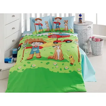 Povlečení Sada povlečení Miluni.pl 100 x 135 cm zelená