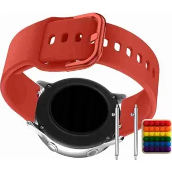 Pouzdro na mobilní telefon Pásek Řemínek pro Zoskvee Chytré Hodinky, Silikon Červený Poutko, nastavitelný