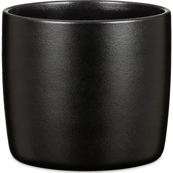 Květináč Květináč 17,5 cm keramický černý