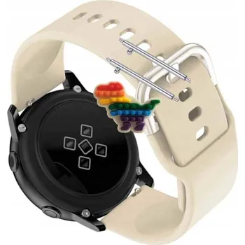 Pouzdro na mobilní telefon Pásek Řemínek pro Skagen Gen 6 Falster, Silikon Béžová Poutko, nastavitelný