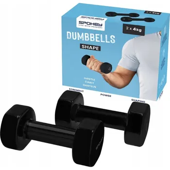 Sada vinylových činek Spokey SHAPE 2x 4 kg