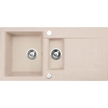Granitový dřez Dřez jednopůlkomorový Brenor Estein 98 granit béžový