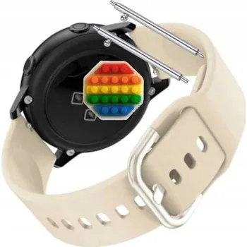 Pouzdro na mobilní telefon Pásek Řemínek pro Realme Watch 1, Silikon Béžová Poutko, nastavitelný