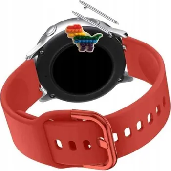 Pouzdro na mobilní telefon Pásek Řemínek pro Bartomtime Mtech3, Silikon Červený Poutko, nastavitelný