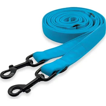 Vodítko pro psa PafDog® Softshellové přepínací vodítko PafDog®, 2 délky, SVĚTLE MODRÁ DÉLKA: 2,5m, ŠÍŘKA VODÍTKA: 20 MM