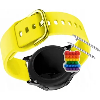 Pouzdro na mobilní telefon Řemínek Řemínek pro Nihemin Chytré Hodinky, Silikonový Žlutý Smyčka, nastavitelný