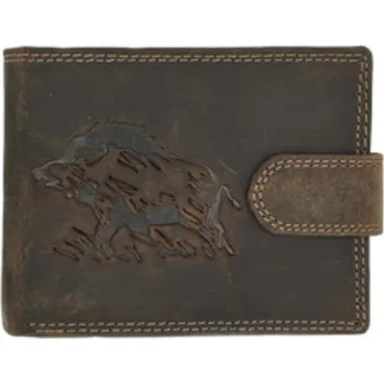 Peněženka Kožená pánská peněženka Wild 895-3 s motivem divočáka