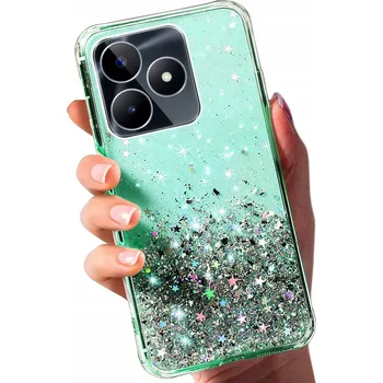 Pouzdro na mobilní telefon Zadní Kryt RCBR pro Realme C51 4G / C53 4G BROKAT CASE zelený