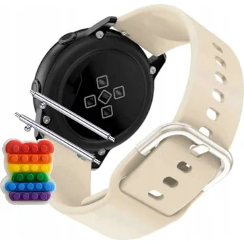 Pouzdro na mobilní telefon Pásek Řemínek pro Manta Activ X GPS, Silikon Béžová Poutko, nastavitelný