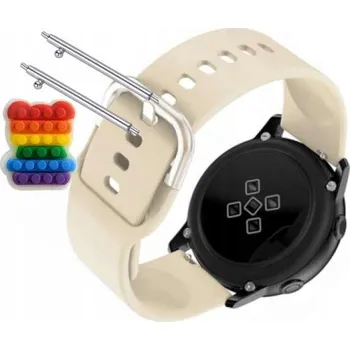 Pouzdro na mobilní telefon Řemínek Řemínek pro Garett Kids Space 4G, Silikonový Béžový Smyčka, nastavitelný