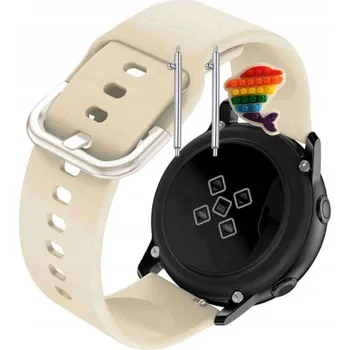 Pouzdro na mobilní telefon Pásek Řemínek pro Rubicon RNCE81, Silikon Béžová Poutko, nastavitelný