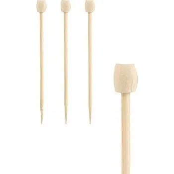 Jednorázové nádobí Papstar tyčinky 7 cm 100 ks bambusové