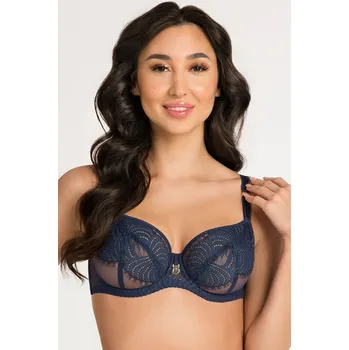 Podprsenka Podprsenka Gorsenia K876 Aria Barva: Modrá - tmavě, Velikost: 70F