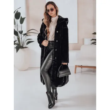 Dámská dlouhá zimní bunda HELLOCHIC Dstreet TY4986 Barva: Černá, Velikost: L