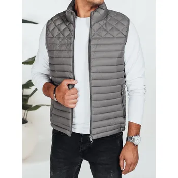 Pánská vesta Pánská vesta Dstreet TX5075 Barva: Šedá - tmavě, Velikost: XL