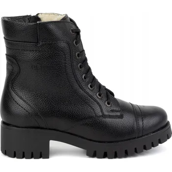 Dámská zimní obuv Olivier dámské kotníkové boty s plochým podpatkem, velikost 35