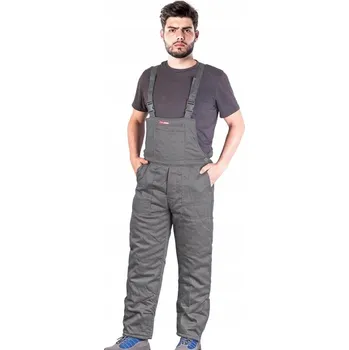 Dámské oblečení ZATEPLENÉ pracovní kalhoty s laclem SMO ZIMA L