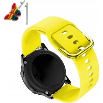 Pouzdro na mobilní telefon Řemínek Řemínek pro Rubicon RNCE79, Silikonový Žlutý Smyčka, nastavitelný